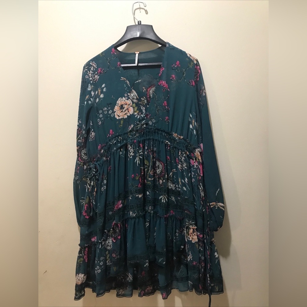 FREE PEOPLE CHERRY BLOSSOM MINI DRESS XS - Picture 8 of 14